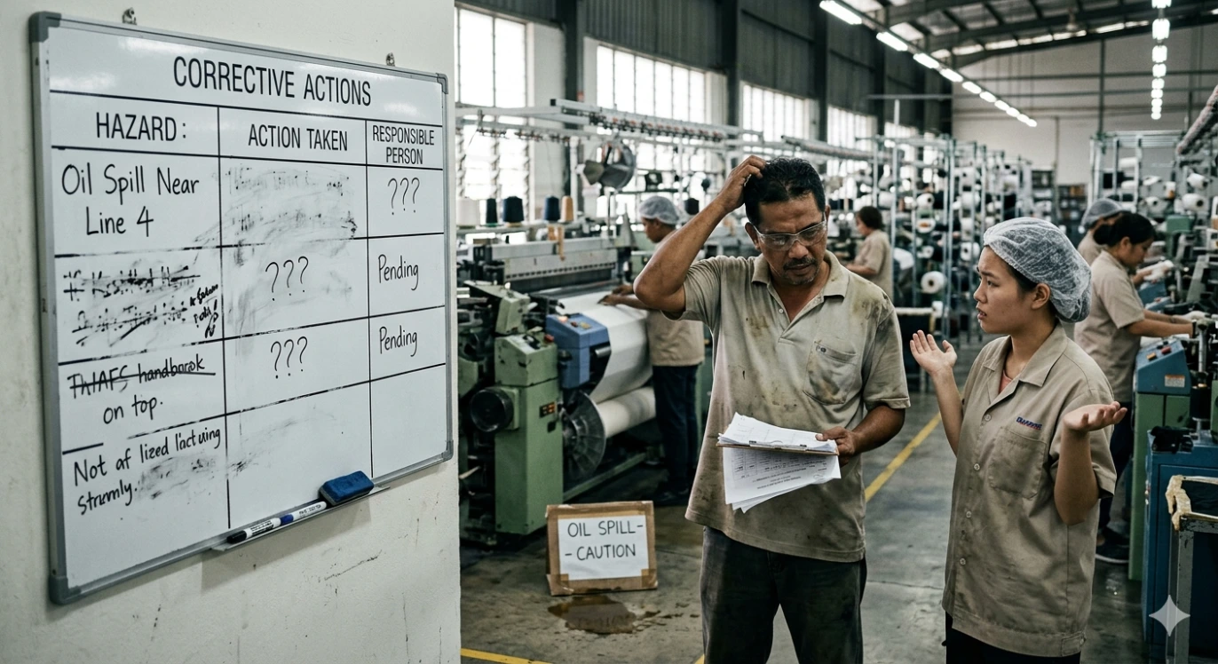 Lack of accountability in managing EHS manually