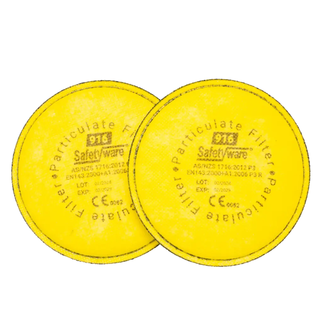 SAFETYWARE 916 P3R Particulate Filter with OV/AG Activated Carbon for Nuisance Level Organic Vapour/Acid Gas Relief