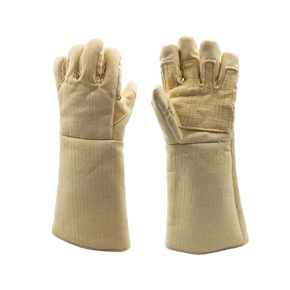 SAFETYWARE ThermoGard Para-Aramid Felt/Twill High Heat Resistant Gloves (500°C)