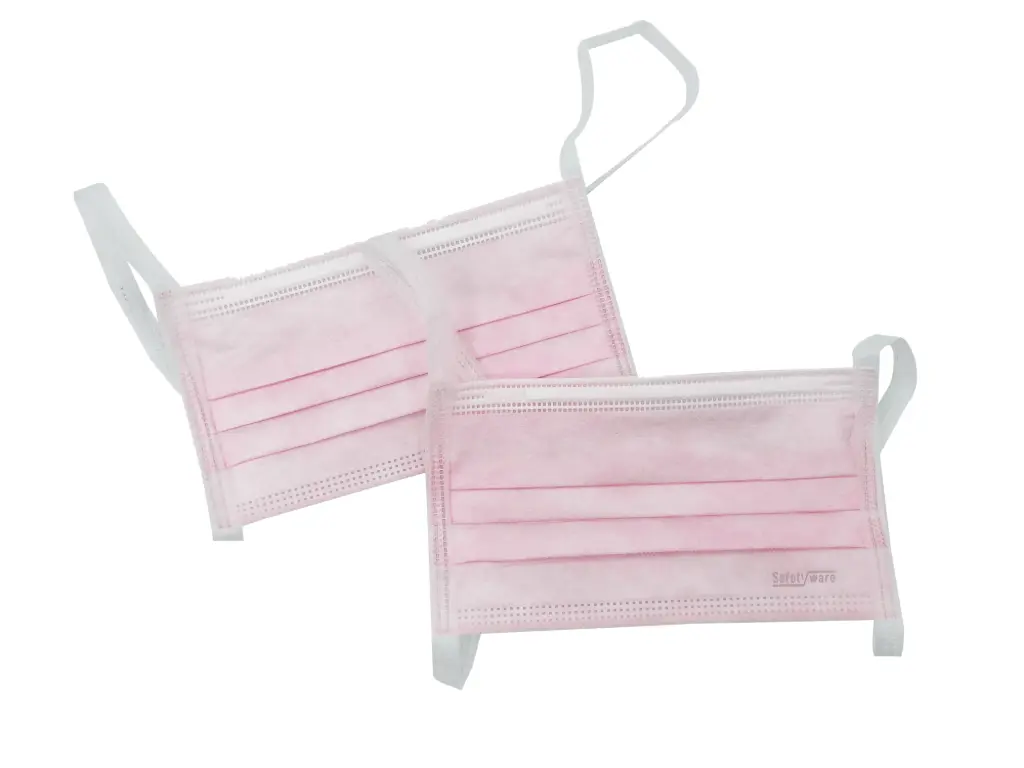 SAFETYWARE 3-Ply Tie-on Face Mask