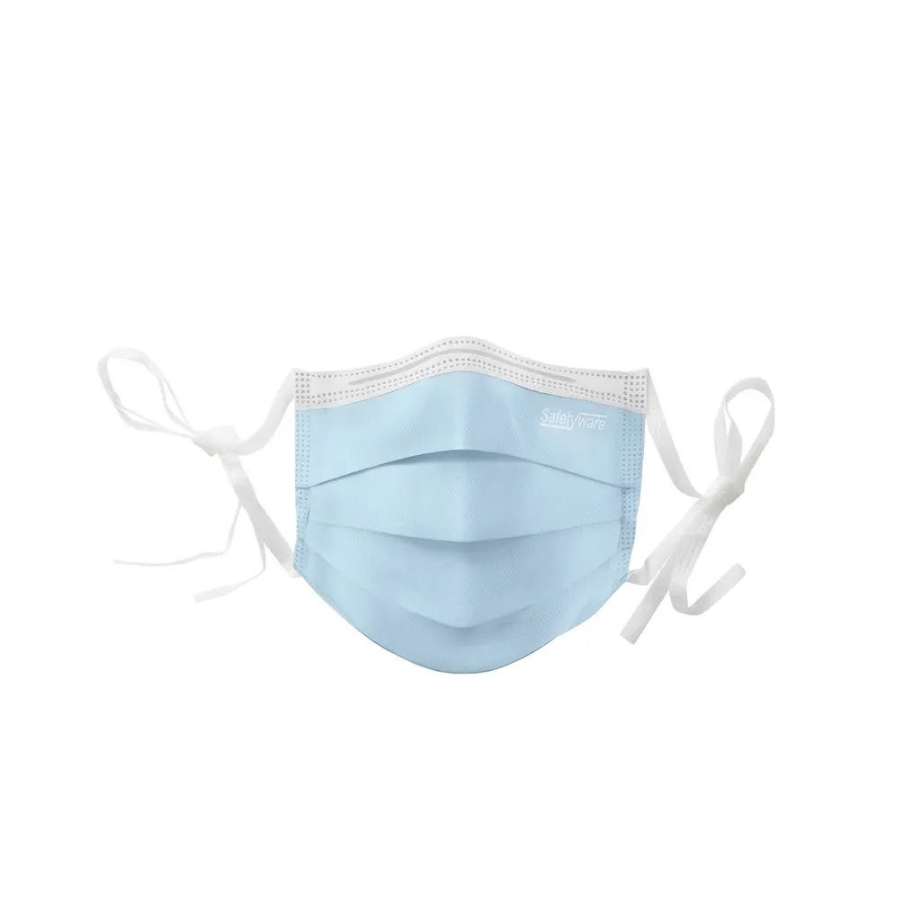 SAFETYWARE 3-Ply Tie-on Face Mask | Keyway Digital Labs Sdn. Bhd.