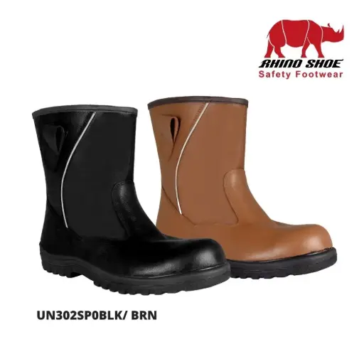 RHINO SHOE Ultranite Series UN302SP High-Cut Pull-Up Safety Boot